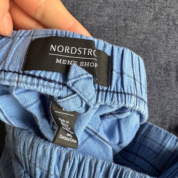 Nordstrom Men’s Shop Pajama Set Long Sleeve Top & Cotton Lounge Pants Sz M - Picture 6 of 7